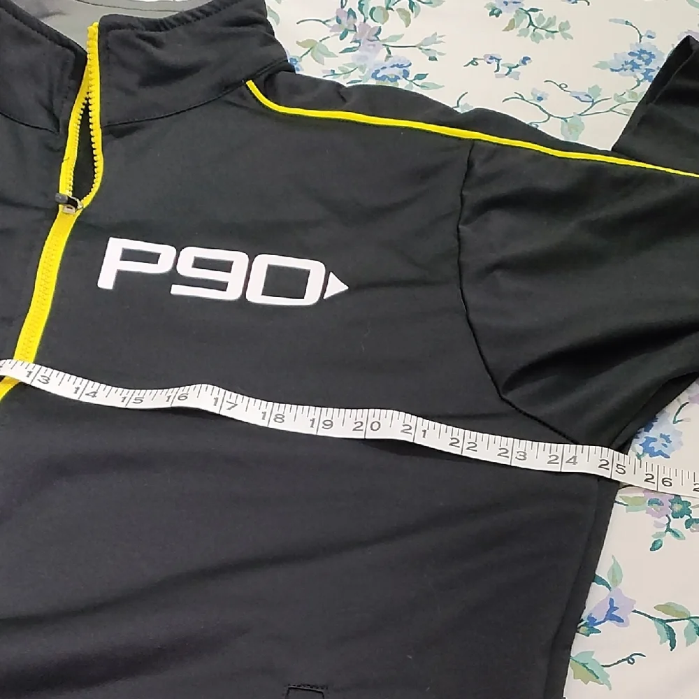 Beachbody P90 Black and Yellow‎ Performance Jacket